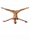 Sandy Crucified Upsidedown spread eagle - Copy.png