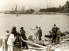 Carl Jacobsen oversees construction of the little mermaid 1913.jpg