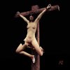 20151017 Girl - on a hatchet sitting - crucify.jpg